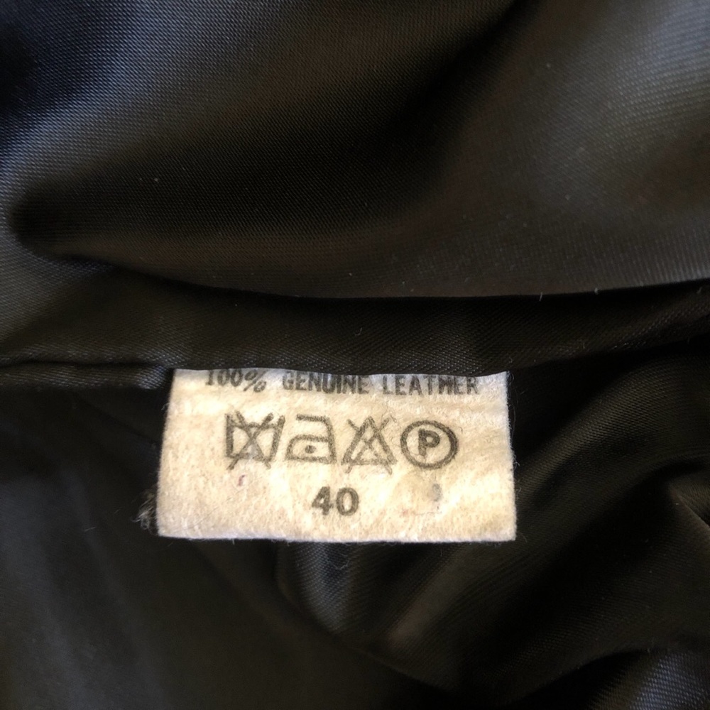 VTG - 80s Baby Leather Jacket - Picture 5 of 5